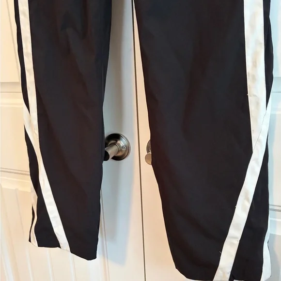 Rhude Ski Track Pants Black White Men's Size S EUC